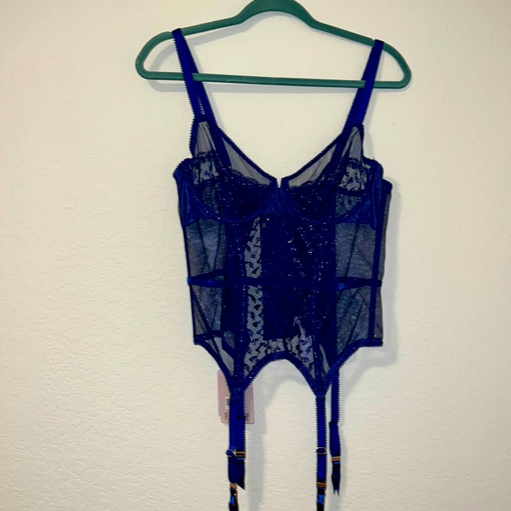 SAVAGEXFENTY bustier with stocking straps